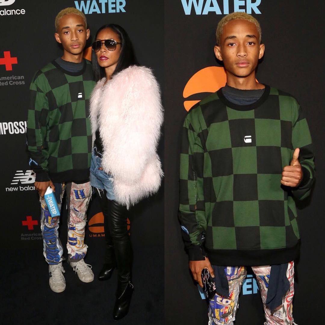 SPOTTED: Jaden Smith In Louis Vuitton, MSFTSrep Jeans And Adidas