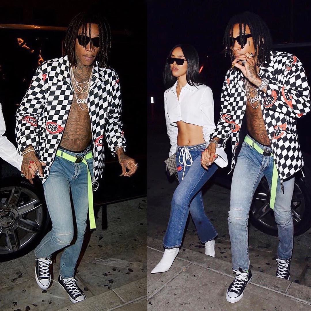 SPOTTED: Wiz Khalifa in OFF-WHITE and Converse