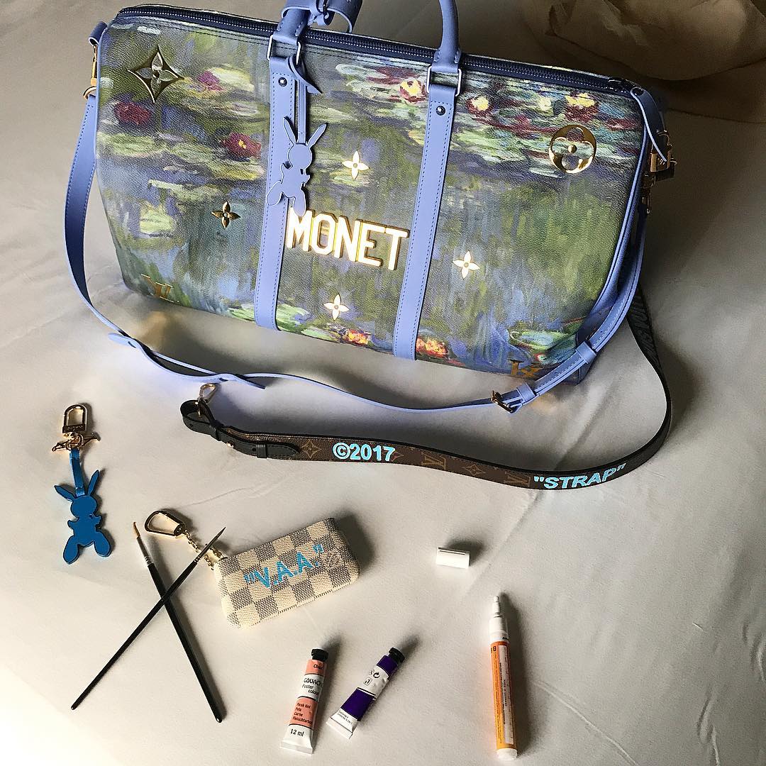 Virgil Abloh Reveals Custom Jeff Koons x LV Bag