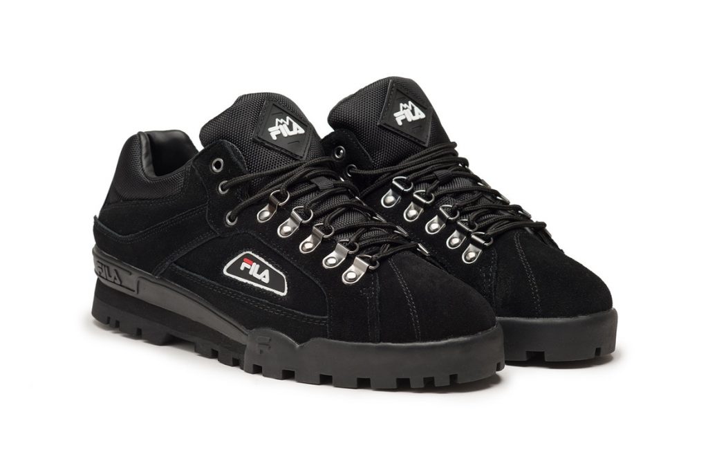 fila trailblazer red leather