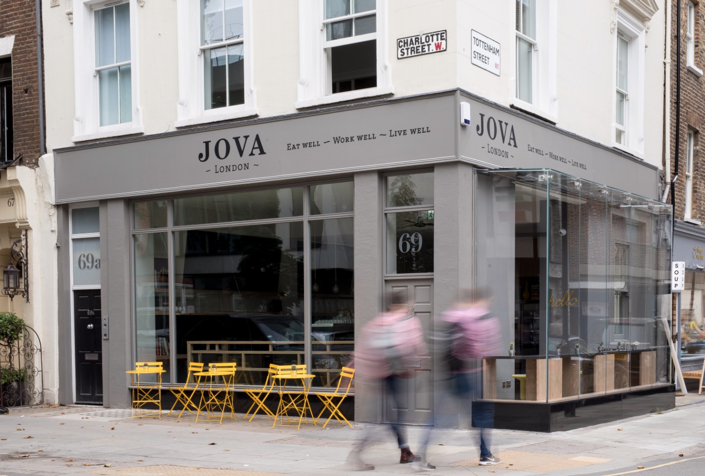 JOVA London: Lifestyle Café and Workspace
