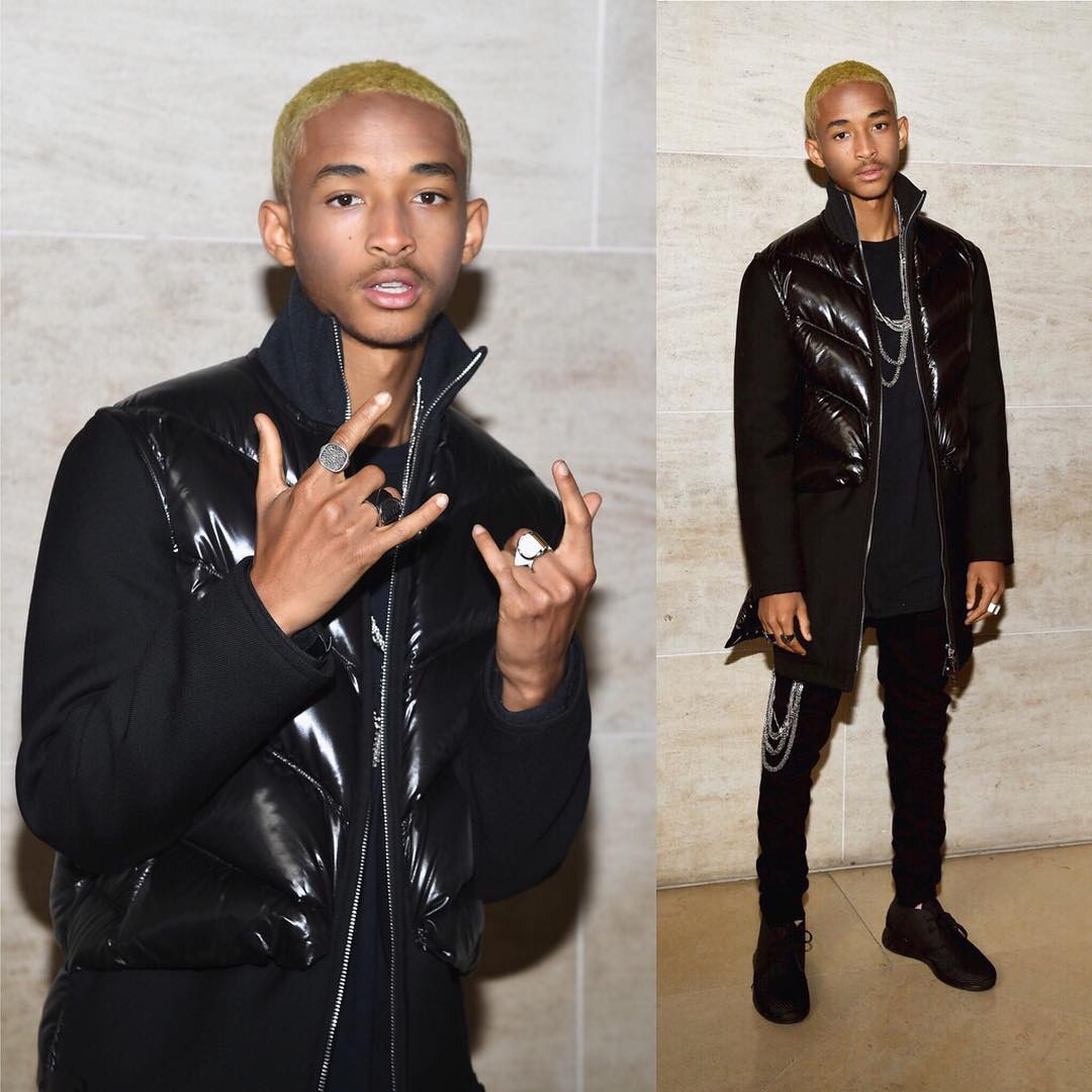 Jaden Smith Brings the Louis Vuitton x Supreme Fanny Pack to the Red Carpet  at the British GQ Men of the Year Awards