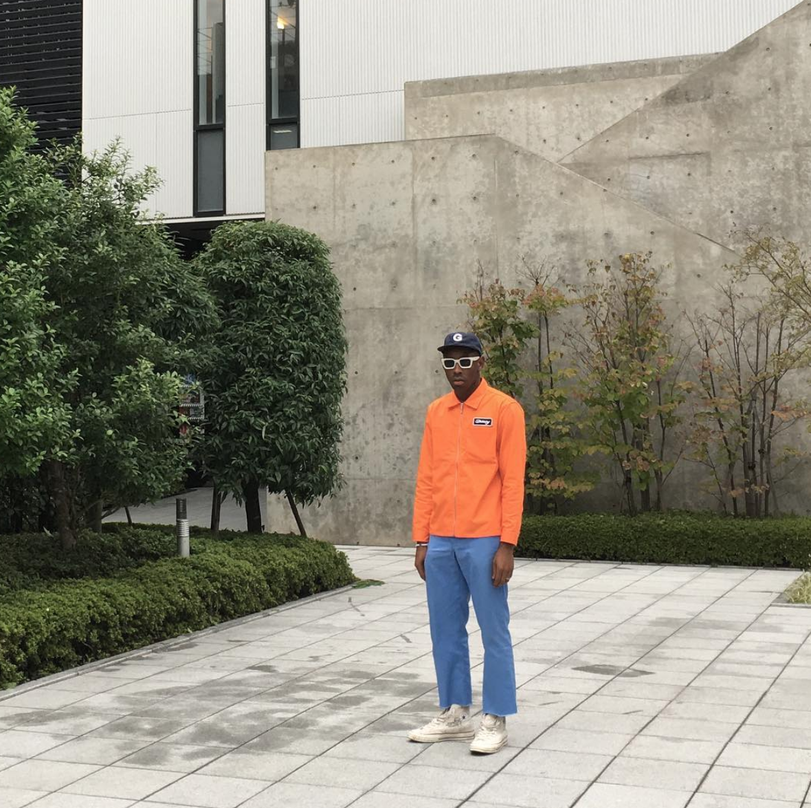 SPOTTED: Tyler, The Creator In Golf Wang Cap And Converse Sneakers