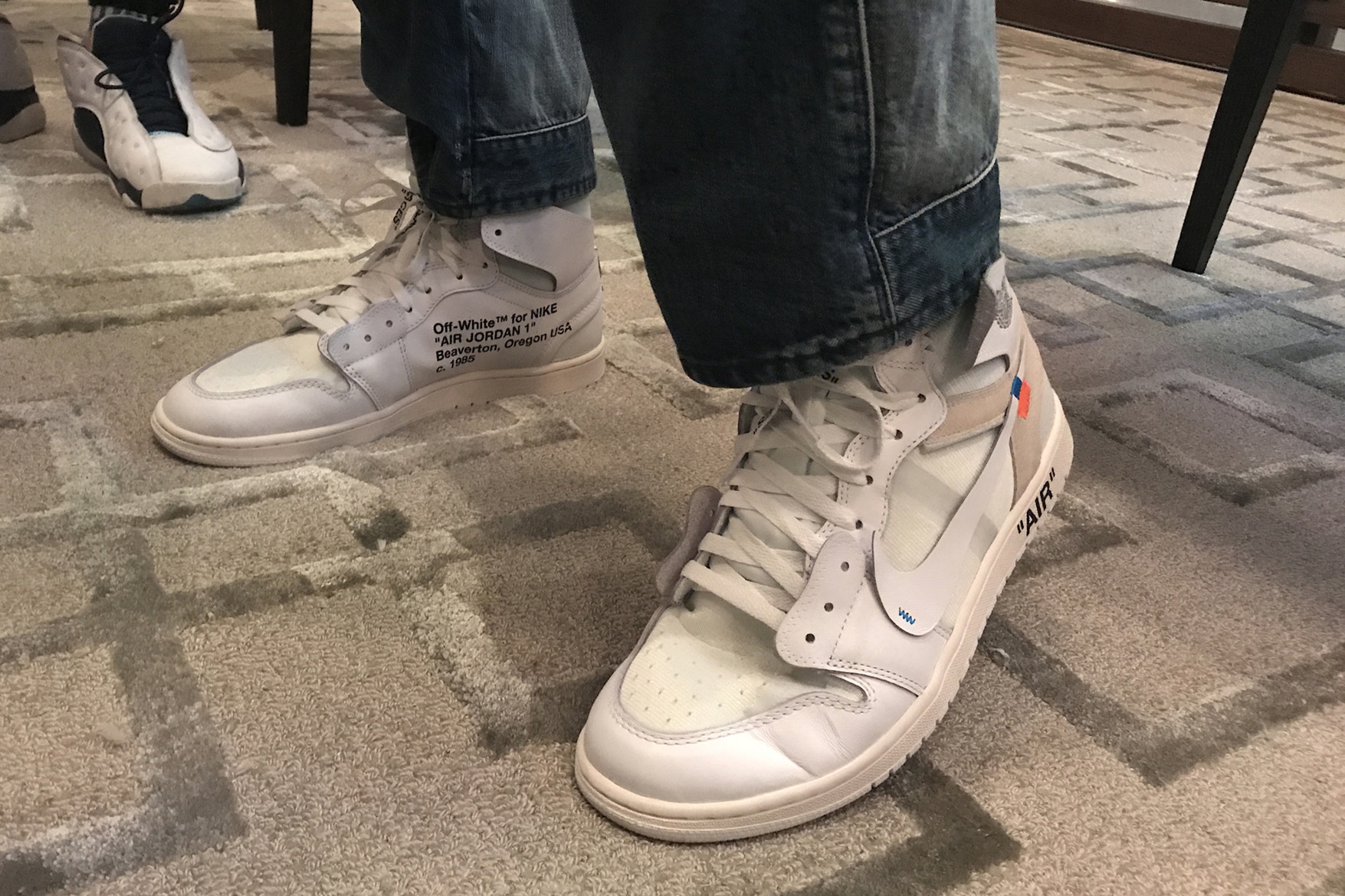 OFF-WHITE x Air Jordan 1 On-Feet Images