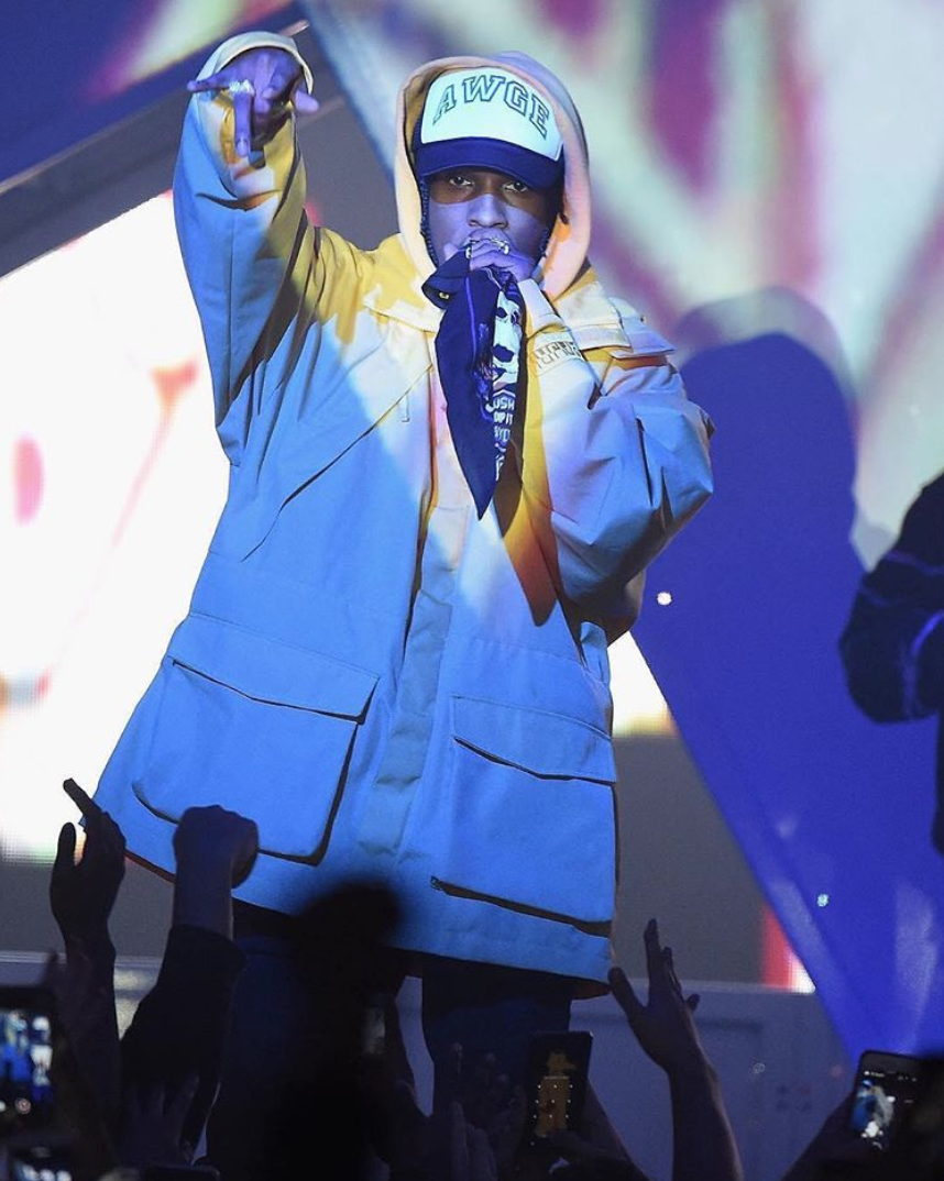 SPOTTED: Asap Rocky wearing Napa by Martine Rose