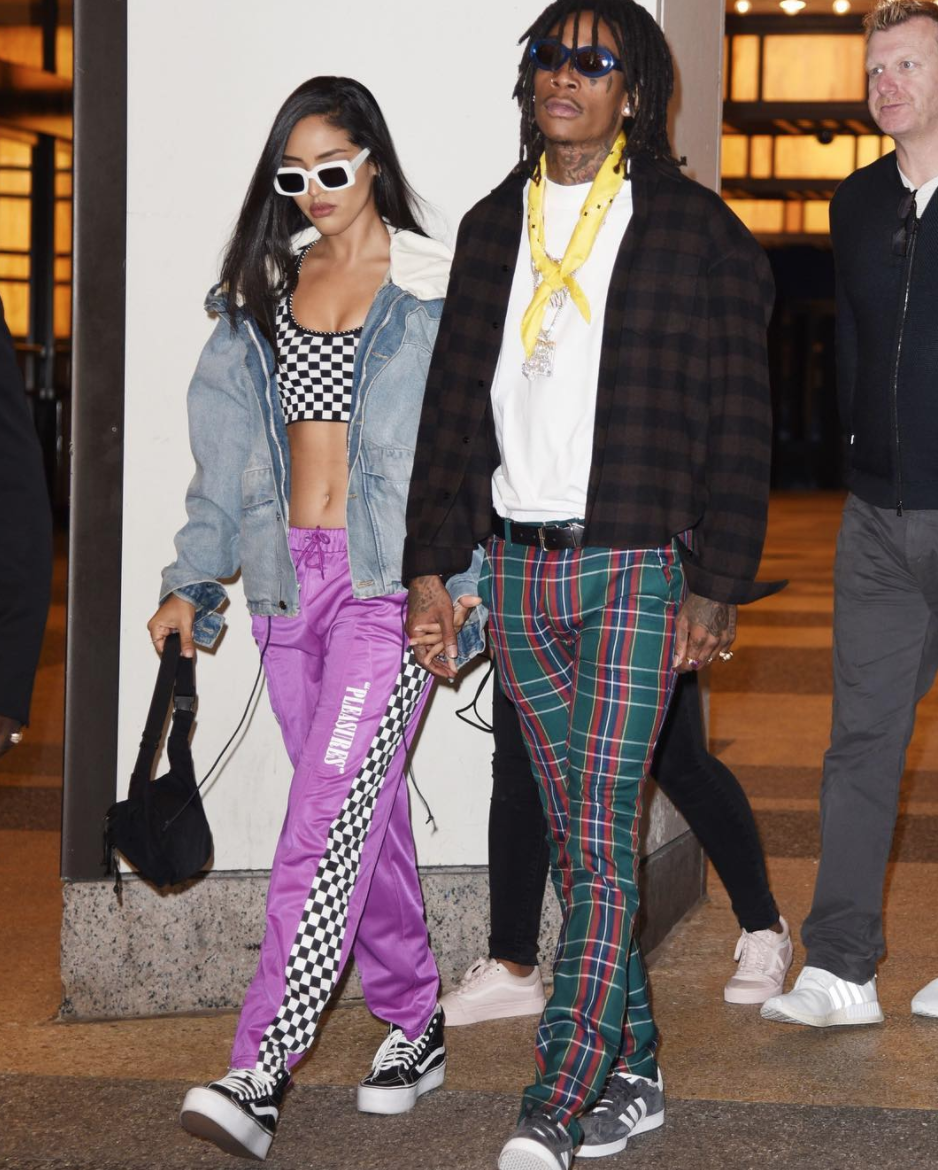 SPOTTED: Wiz Khalifa In Balenciaga Shirt And Adidas Sneakers