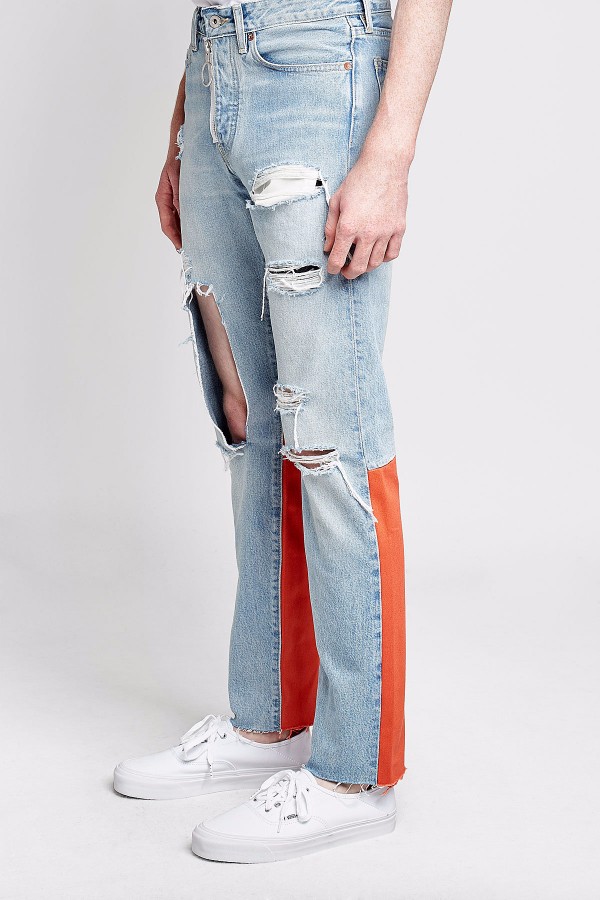 Off white best sale x levi's jeans