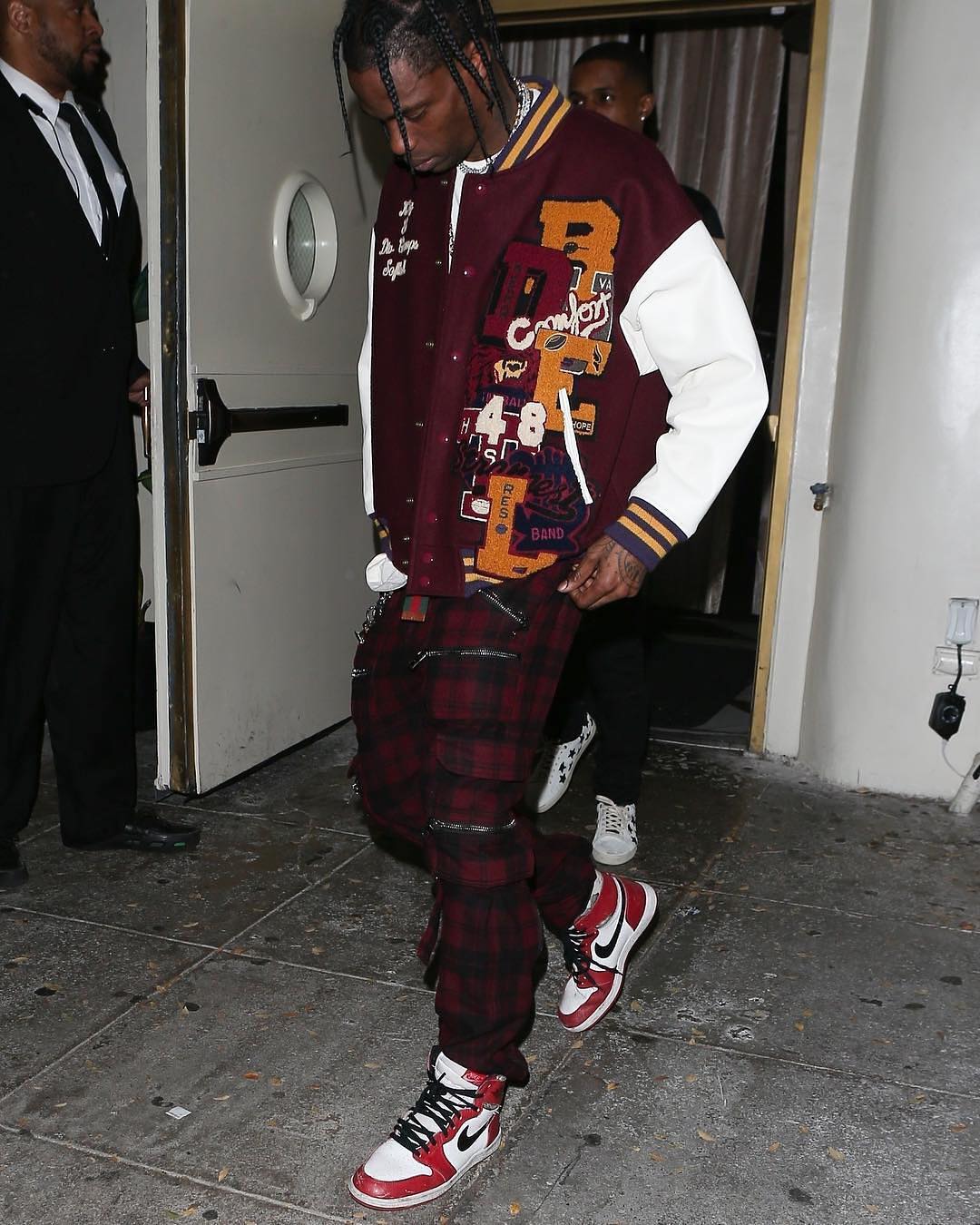SPOTTED: Travis Scott in doublet, Diesel Black Gold and Nike Air