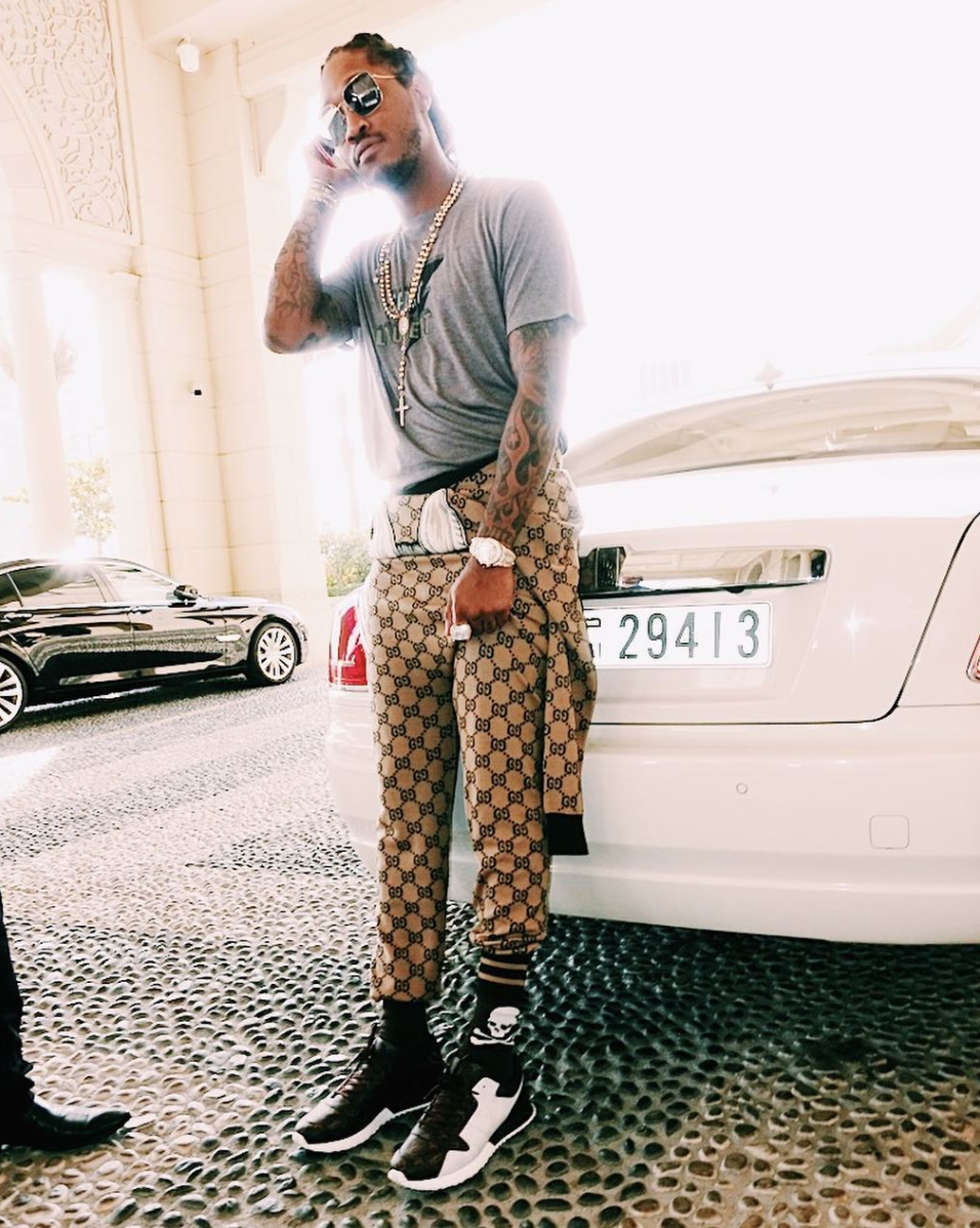 SPOTTED: Future In Gucci, Saint Laurent and Louis Vuitton – PAUSE Online