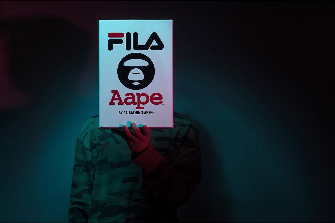 Bape deals fila collab