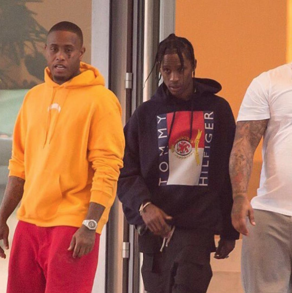 SPOTTED: Travis Scott in Vetements x Tommy Hilfiger
