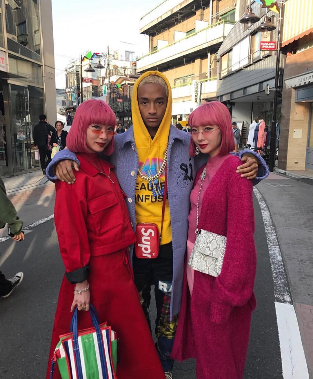 SPOTTED: Jaden Smith wearing Supreme Satchel in Tokyo