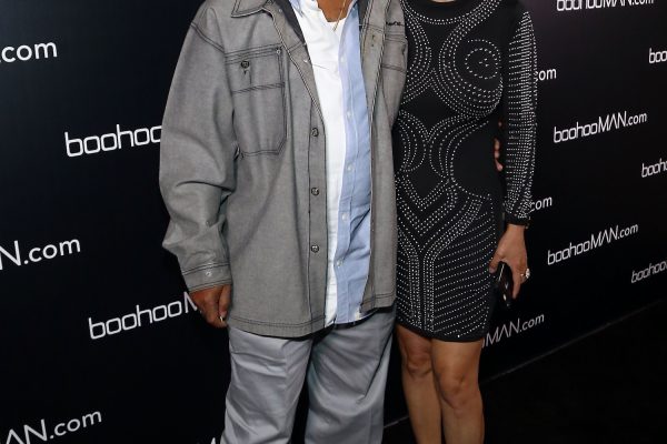 LOS ANGELES, CA - APRIL 11:  Dennis Graham (L) and Guest attend French Montana's boohooMAN Party at Poppy on April 11, 2018 in Los Angeles, California.  (Photo by Tommaso Boddi/Getty Images for boohooMAN)