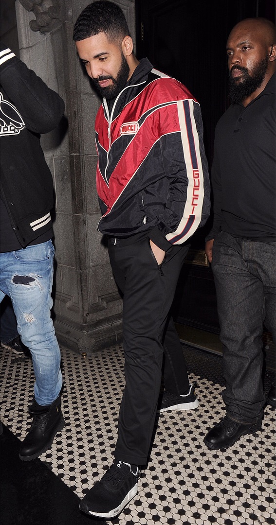 SPOTTED: Drake in Gucci and adidas