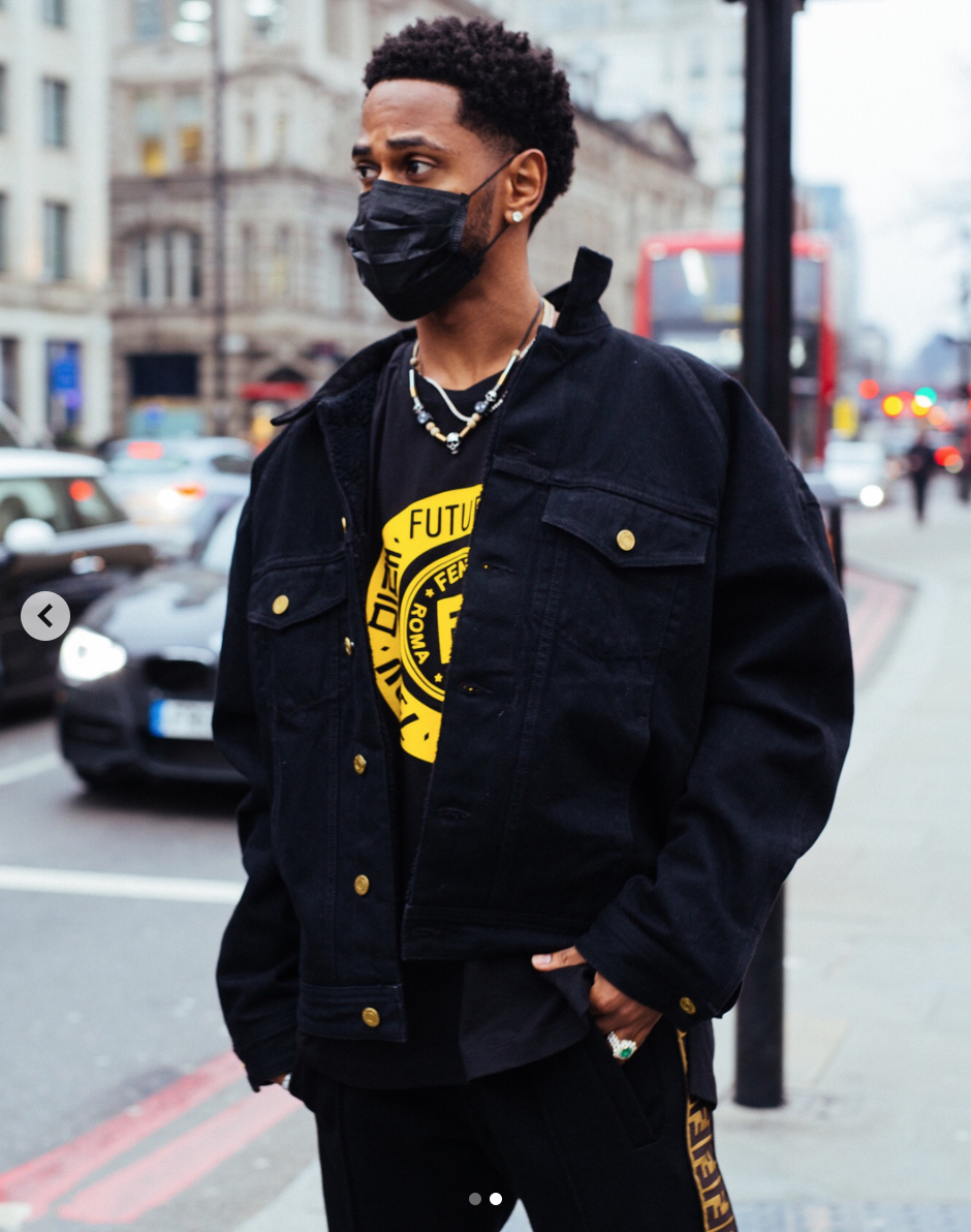 SPOTTED: Big Sean in Fendi Joggers & T-Shirt