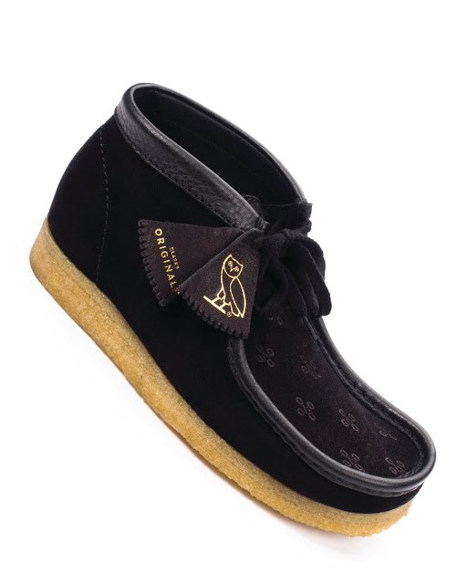 Pre-owned Clarks Wallabee Ovo Black