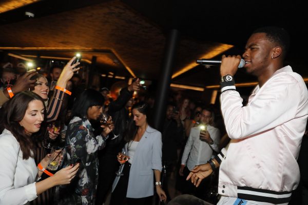 LONDON, ENGLAND - MAY 10:  Not3s performs at the boohooMAN by Dele Alli Launch at Radio Rooftop on May 10, 2018 in London, England.  (Photo by David M. Benett/Dave Benett/Getty Images for boohooMAN) *** Local Caption *** Not3s