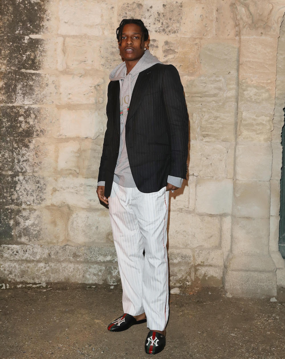 ASAP Rocky in Gucci is peak cold-snap dressing