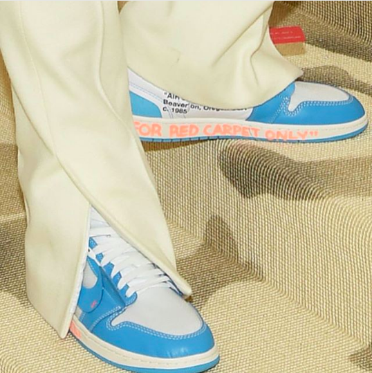 Virgil Abloh Wears Off-White Air Jordan 1 'UNC' to Met Gala – Footwear News