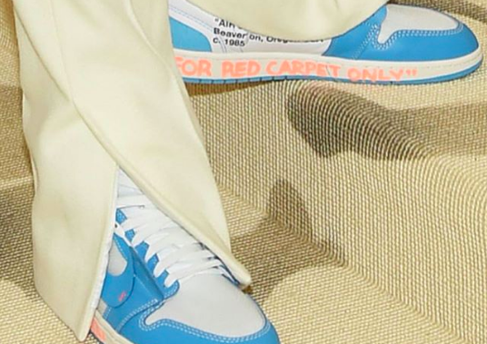 Virgil Abloh Wears Off-White Air Jordan 1 'UNC' to Met Gala – Footwear News
