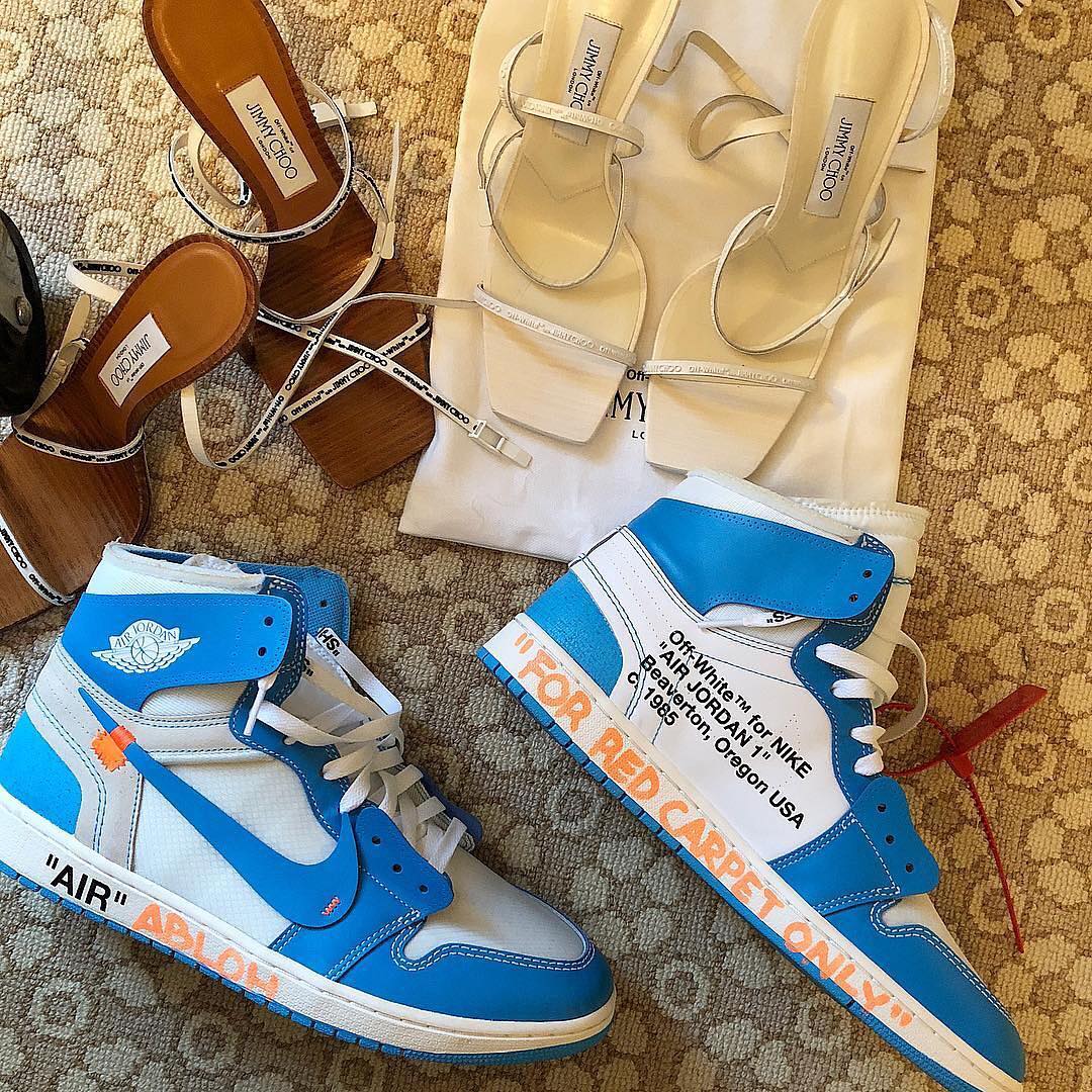 Virgil Abloh Wears Off-White Air Jordan 1 'UNC' to Met Gala