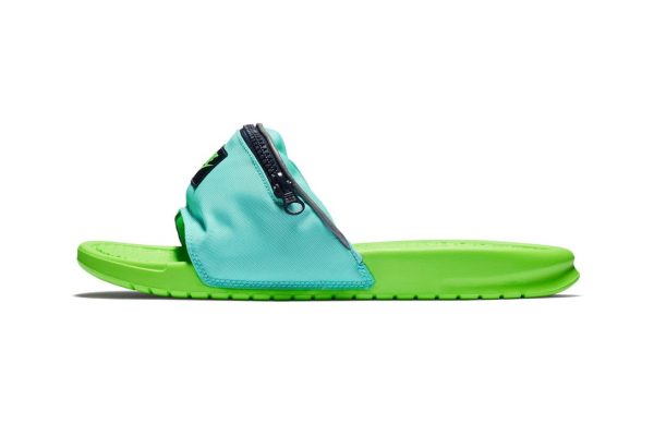 nike fanny pack slides mens