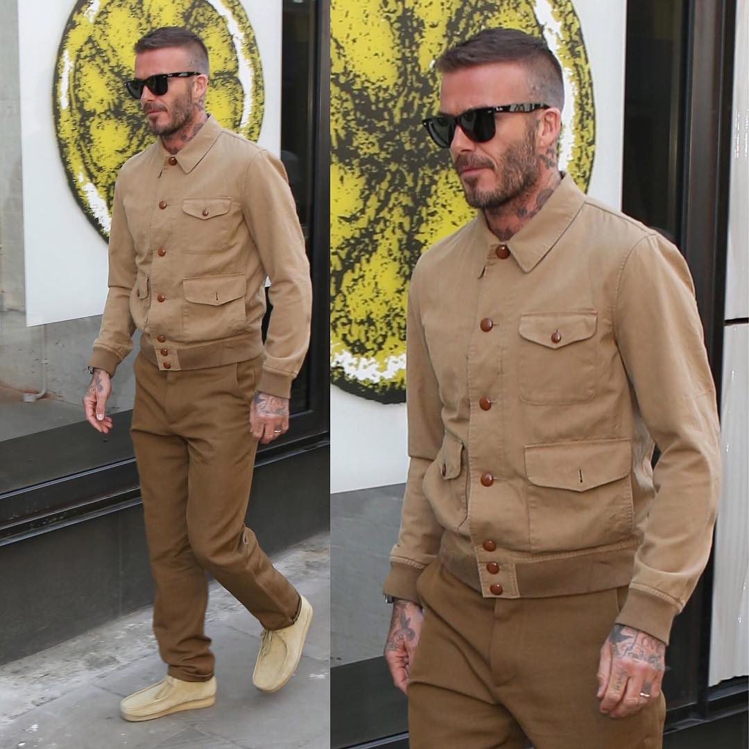 Geval donker handleiding SPOTTED: David Beckham Rocks Kent and Curwen and Ray-Ban to LFWM – PAUSE  Online | Men's Fashion, Street Style, Fashion News & Streetwear