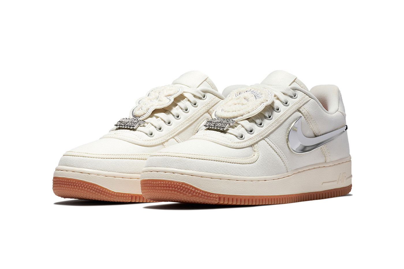 The Travis Scott x Nike Air Force 1 “Cactus Jack” in “Sail” is Rumoured to Drop Next Month