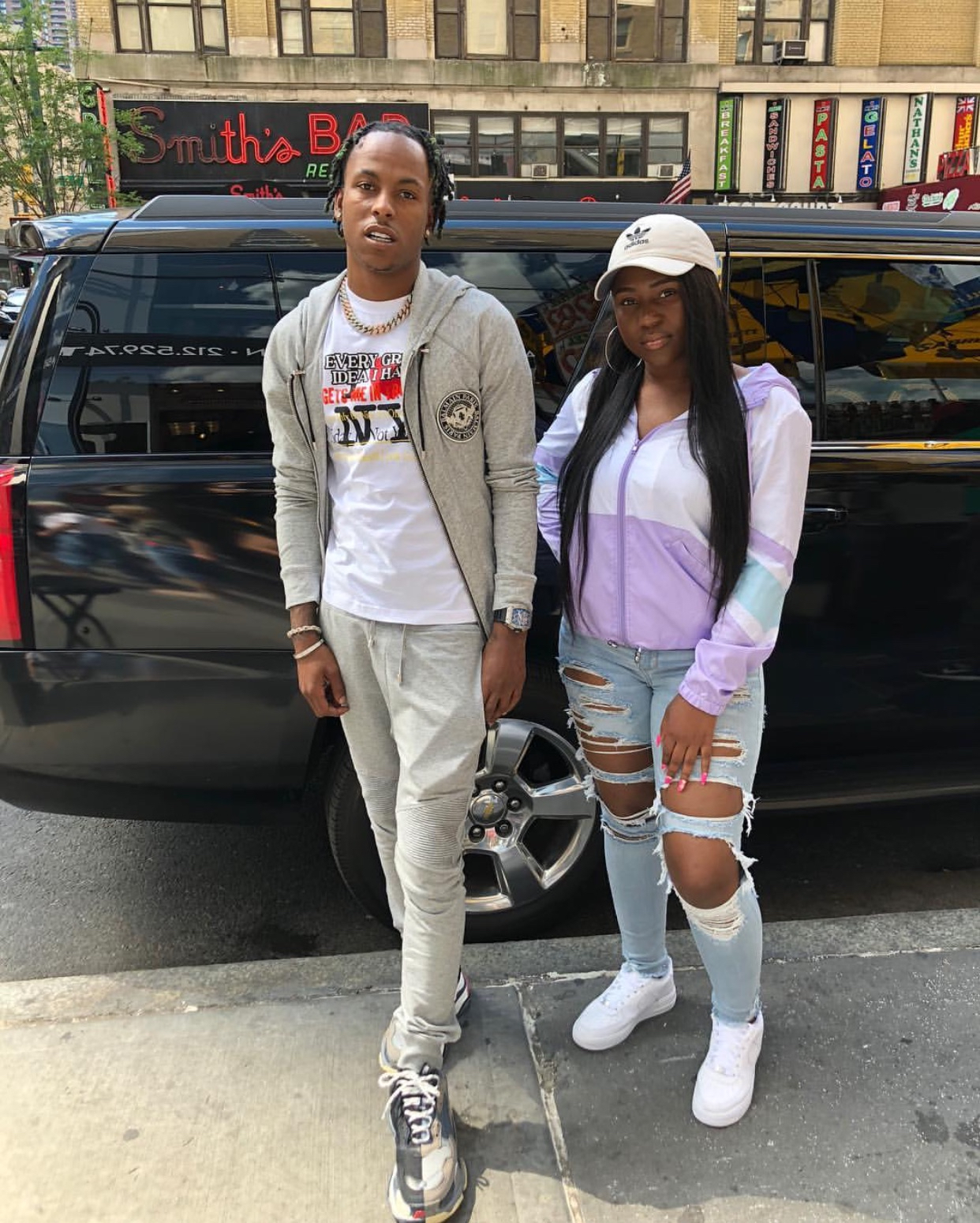 rappers wearing balenciaga triple s