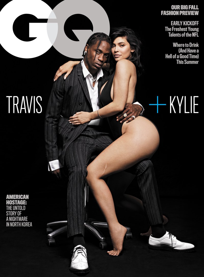 Kylie Jenner & Travis Scott Cover GQ