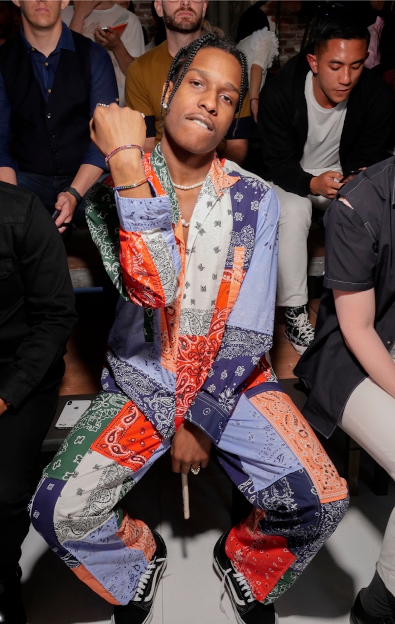 asap rocky testing jumpsuit