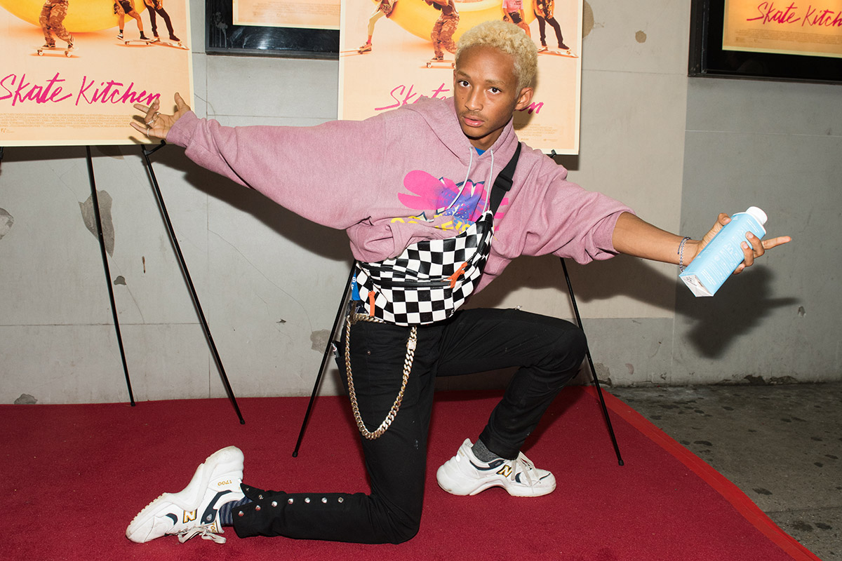 Jaden Smith Rocks Custom Louis Vuitton x New Balance Sneakers – PAUSE  Online