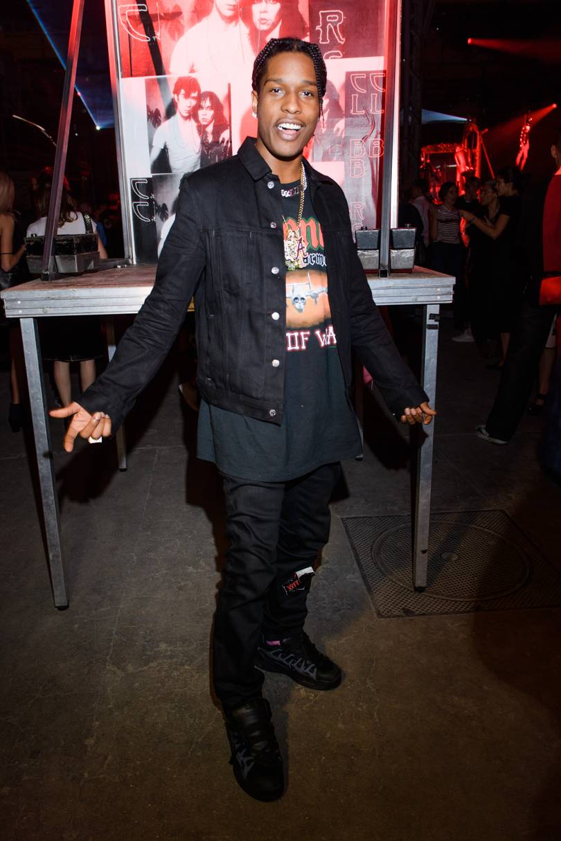 SPOTTED: A$AP Rocky In A Himumimdead Denim Jacket And Rick Owens