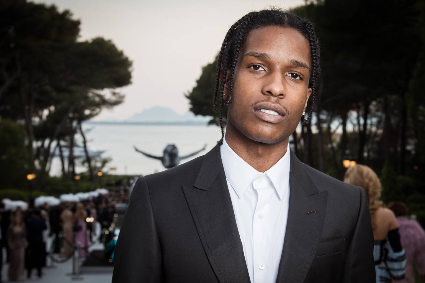 SPOTTED: ASAP Rocky Vlone in Testing Pants & Jacket at Rick Owens