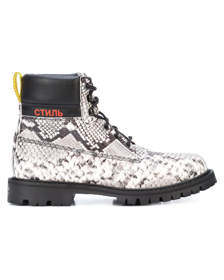 HERON PRESTON lace-up ankle boots