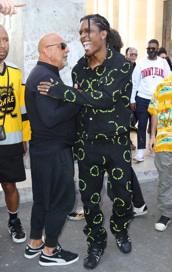 SPOTTED: A$AP Rocky In A Himumimdead Denim Jacket And Rick Owens