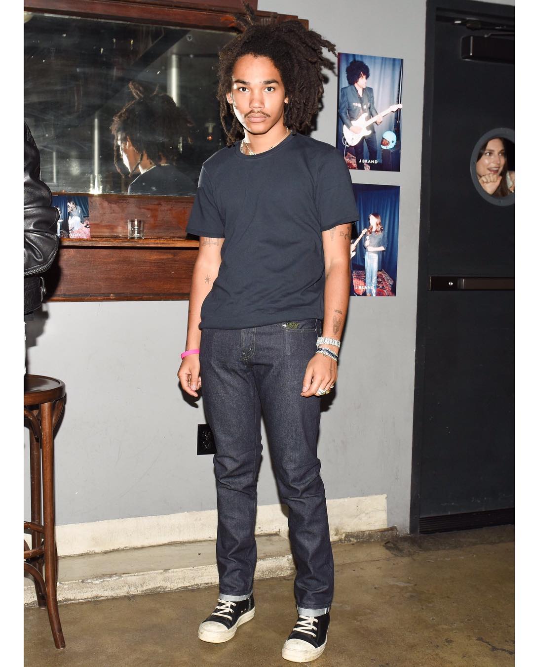 SPOTTED: Luka Sabbat Rocks a Relaxed Leather and Louis Vuitton Fit