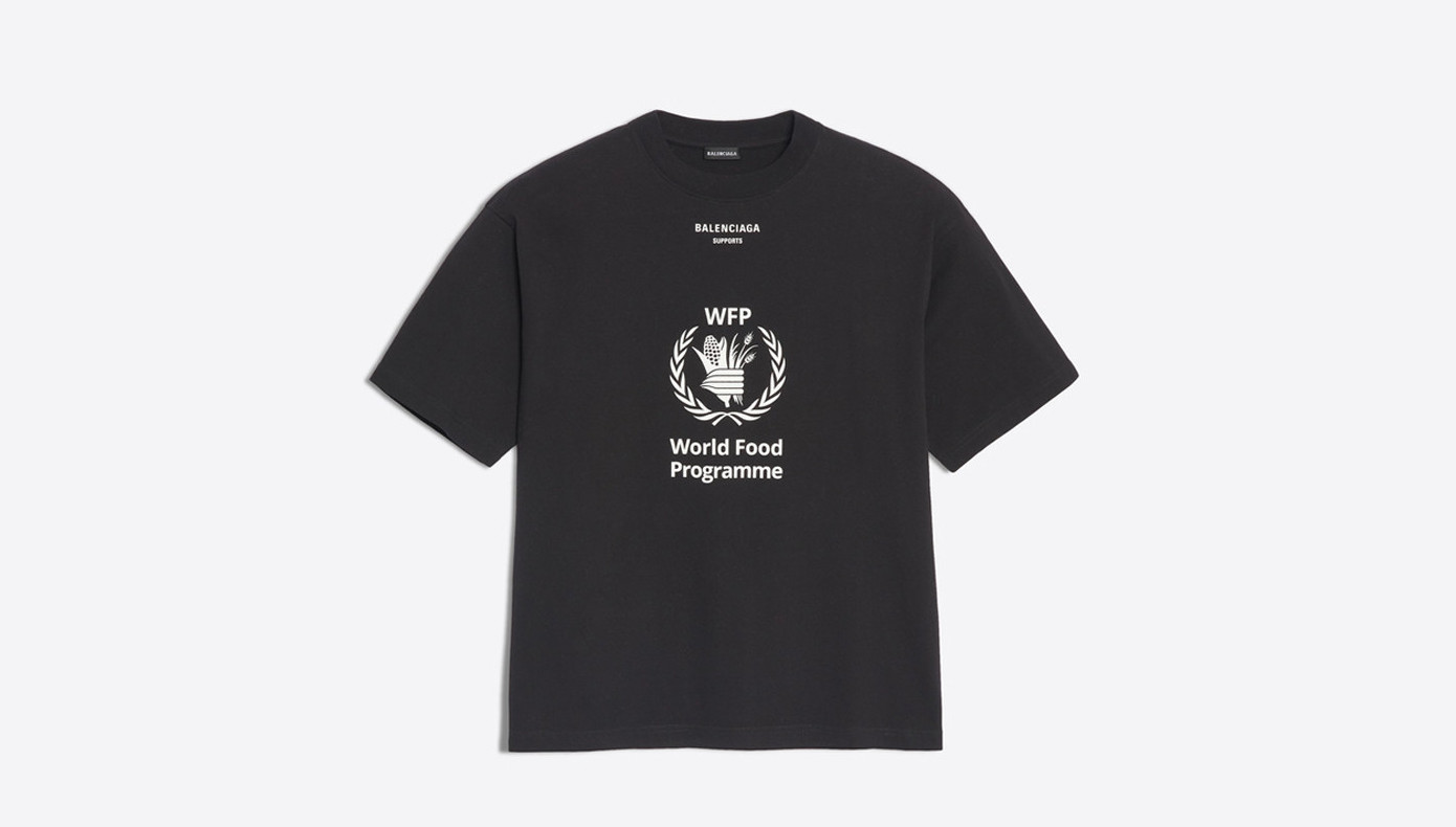 Balenciaga Teams Up With the World Food Programme for Collaborative Capsule