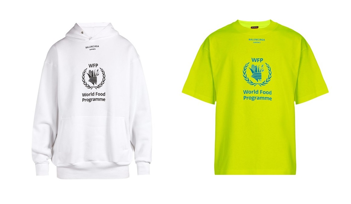 Balenciaga Drops New Offerings in Conjunction with the World Food Programme