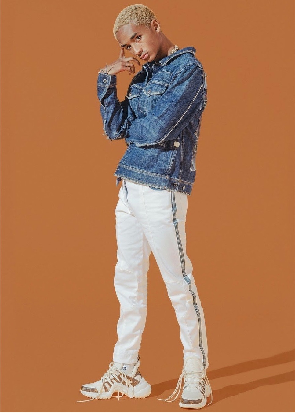 SPOTTED: Jaden Smith In Louis Vuitton, MSFTSrep Jeans And Adidas Sneakers –  PAUSE Online