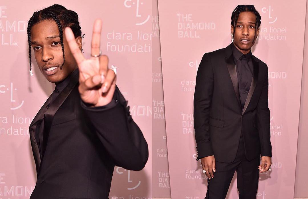 SPOTTED: ASAP Rocky in Berluti Suit & Dior Sneakers