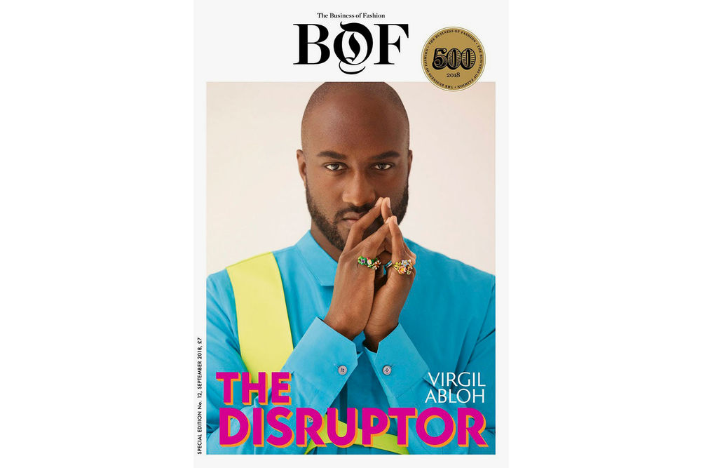 Virgil Abloh Covers Business of Fashion '#BOF500' 2018 Edition – PAUSE  Online