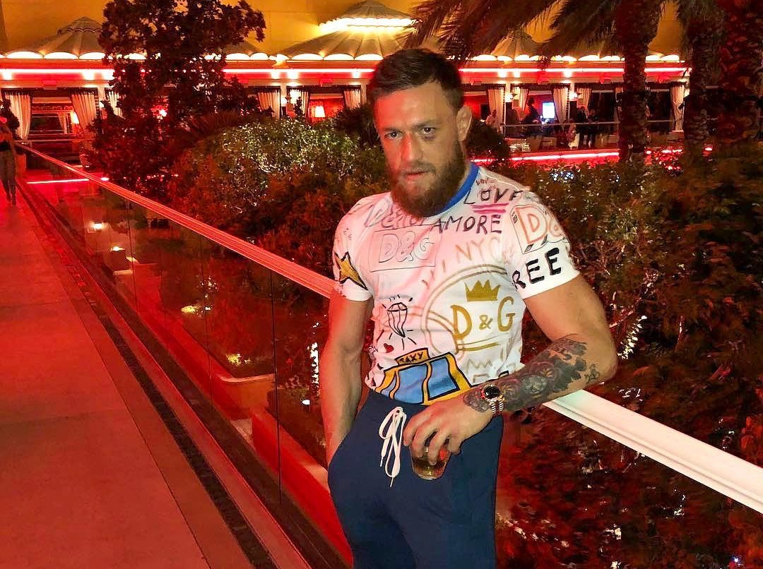 SPOTTED: Conor McGregor Sports Dolce & Gabbana After Khabib Fight