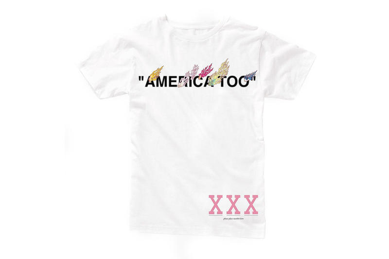 Virgil Abloh & Takashi Murakami’s Release Exclusive “AMERICA TOO” Exhibit T-Shirts