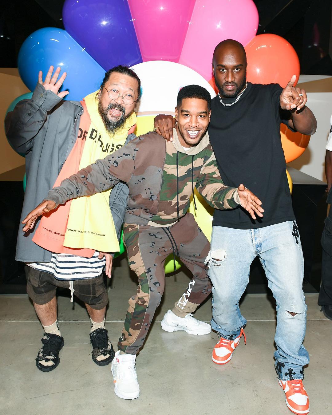 SPOTTED: Virgil Abloh, Kid Cudi & Takashi Murakami at the 'America