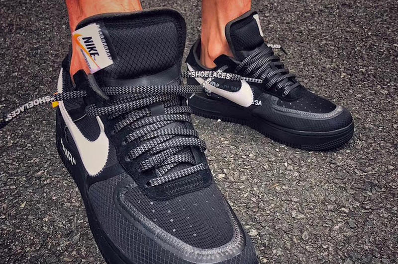 A New Black Colourway of the Off-White™ x Nike Air Force 1 Appears