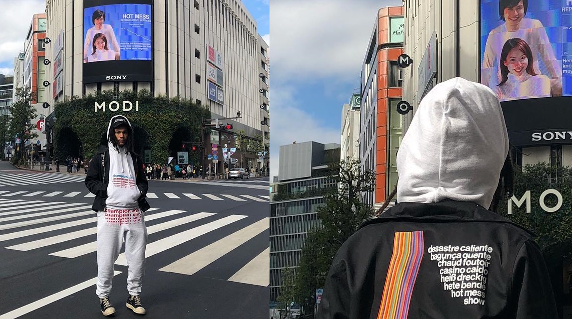 SPOTTED: Luka Sabbat in Japan Sporting Latest HOTMESS Offerings
