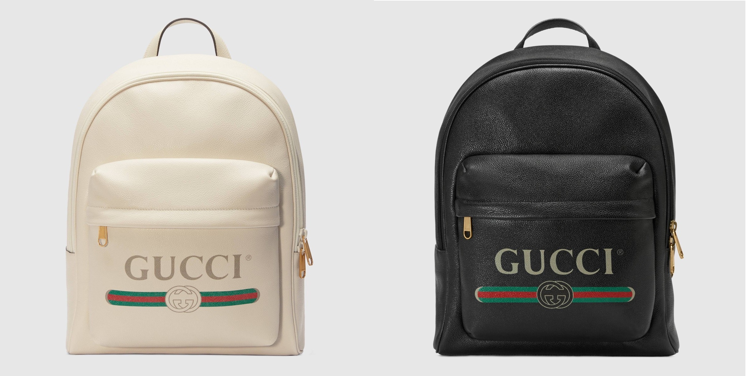 PAUSE or Skip: Gucci’s Branded Leather Backpacks