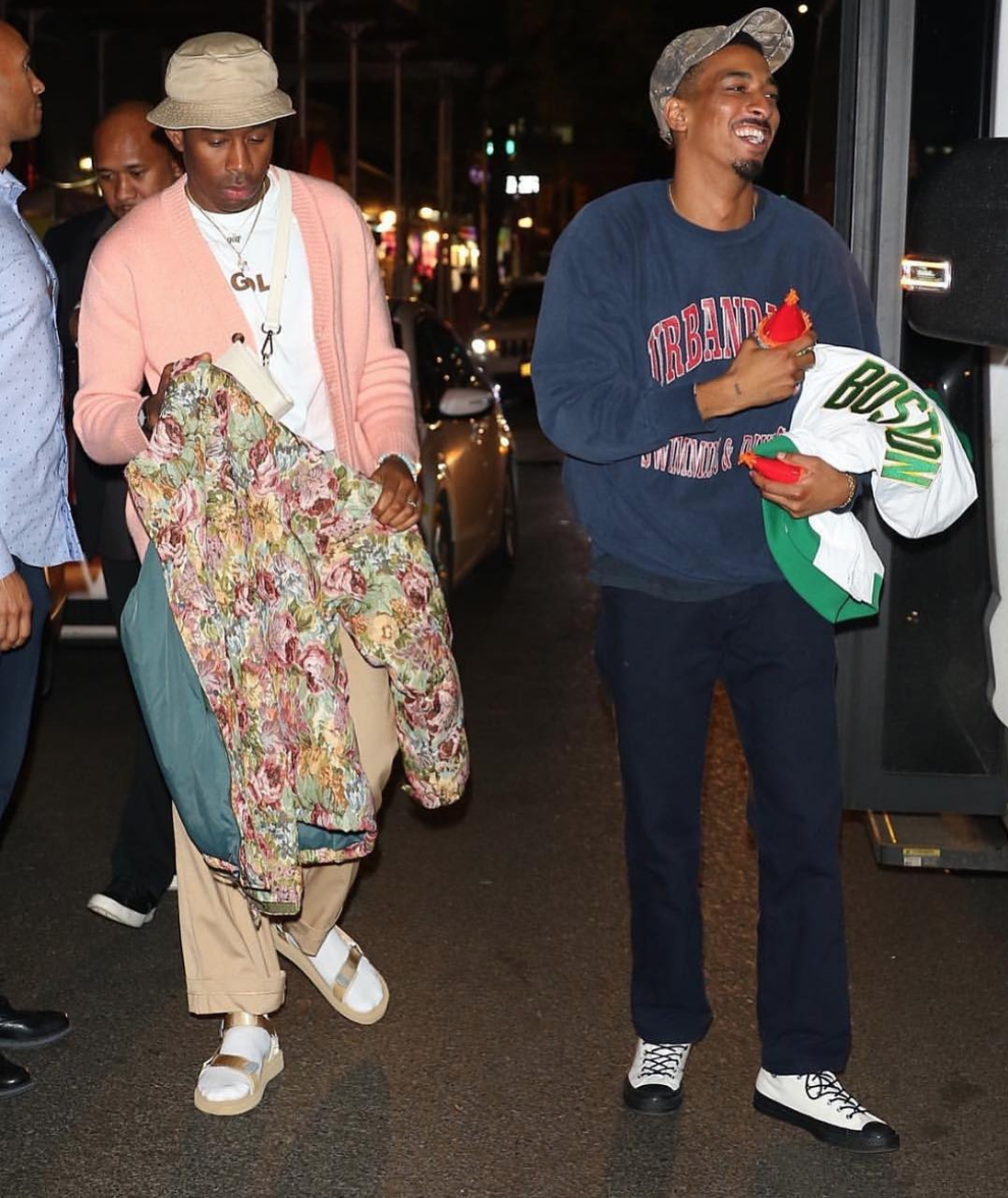 SPOTTED: Tyler, The Creator Fuses Floral Prints and Beige Colourways