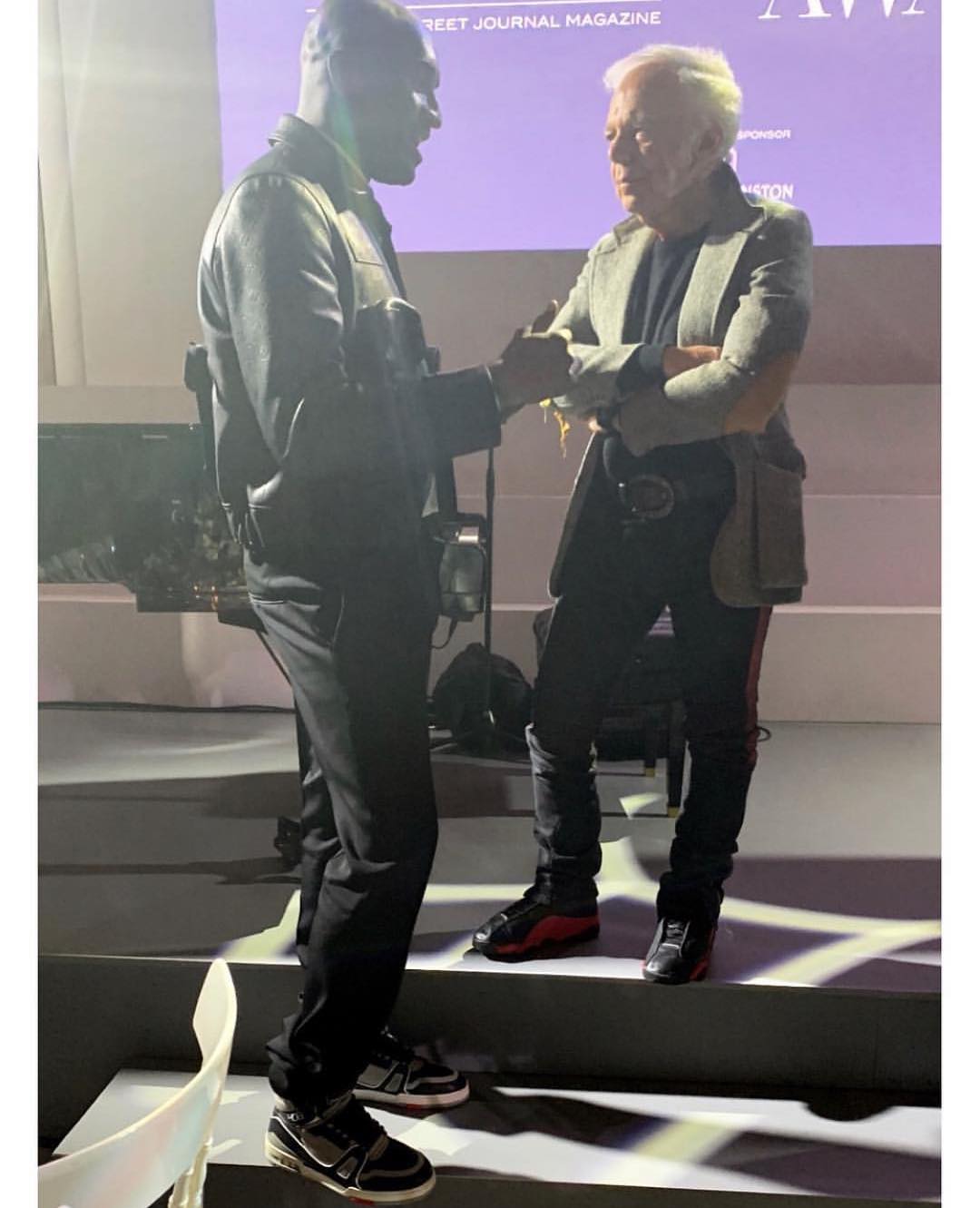 SPOTTED: Virgil Abloh & Ralph Lauren in LV Mens 2019 & Air Jordan